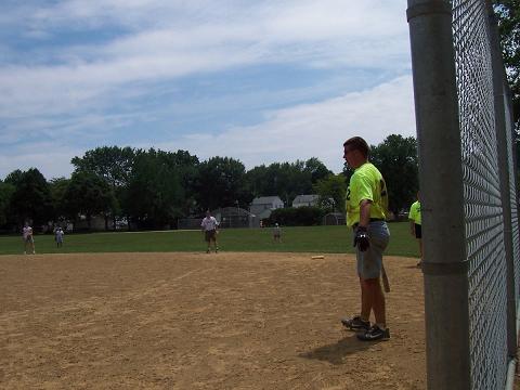 Yep that's me out in right field!